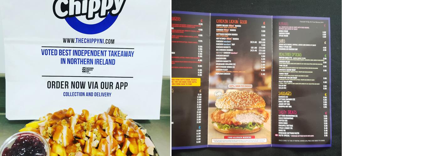 The Chippy Menu