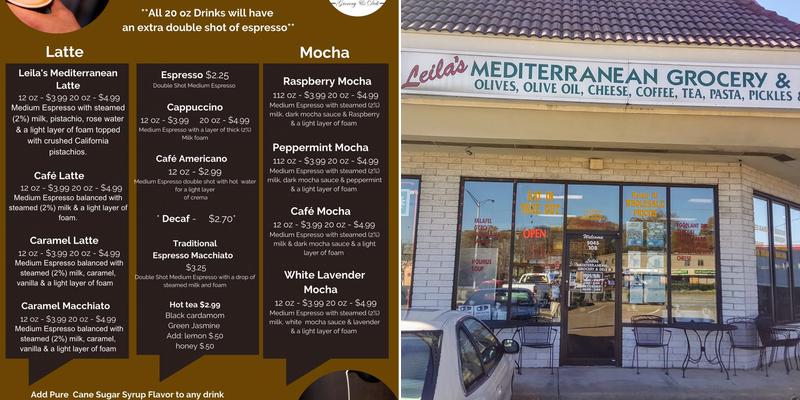 Leila's Mediterranean Groceries & Deli Menu