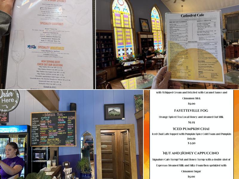 Cathedral Cafe Menu