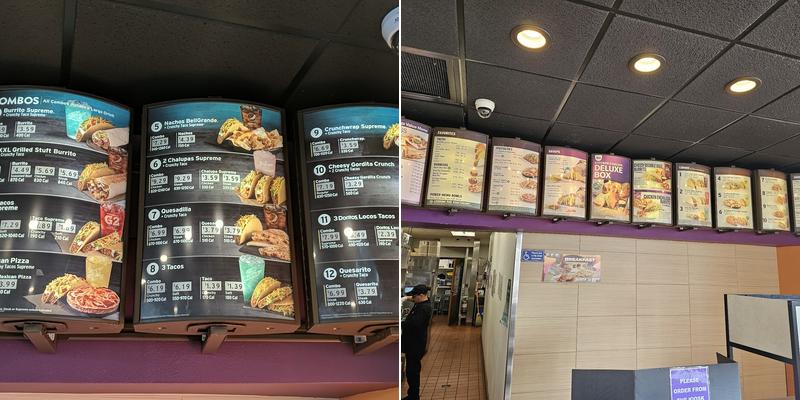 Taco Bell Menu