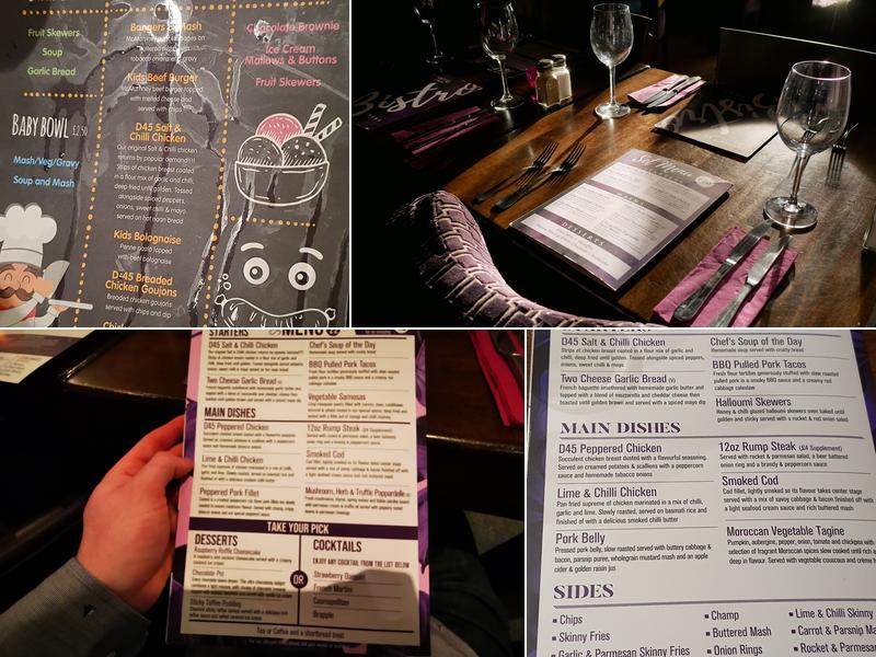 District 45 Restaurant Menu