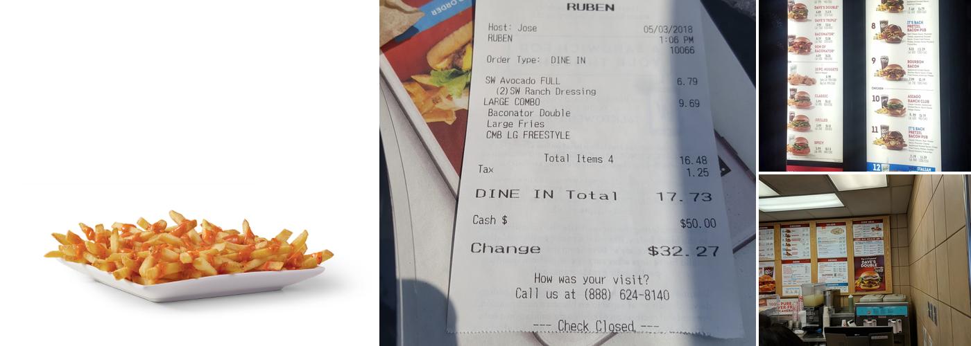 Wendy's Menu