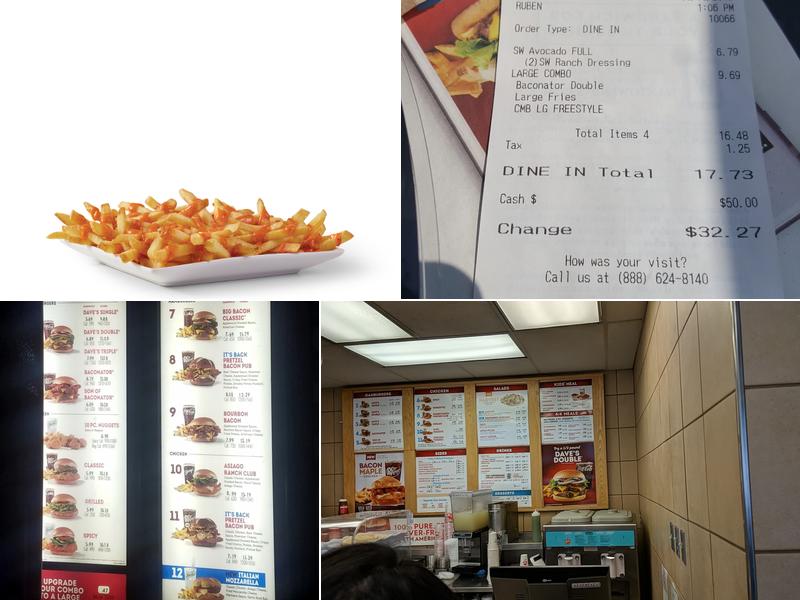 Wendy's Menu