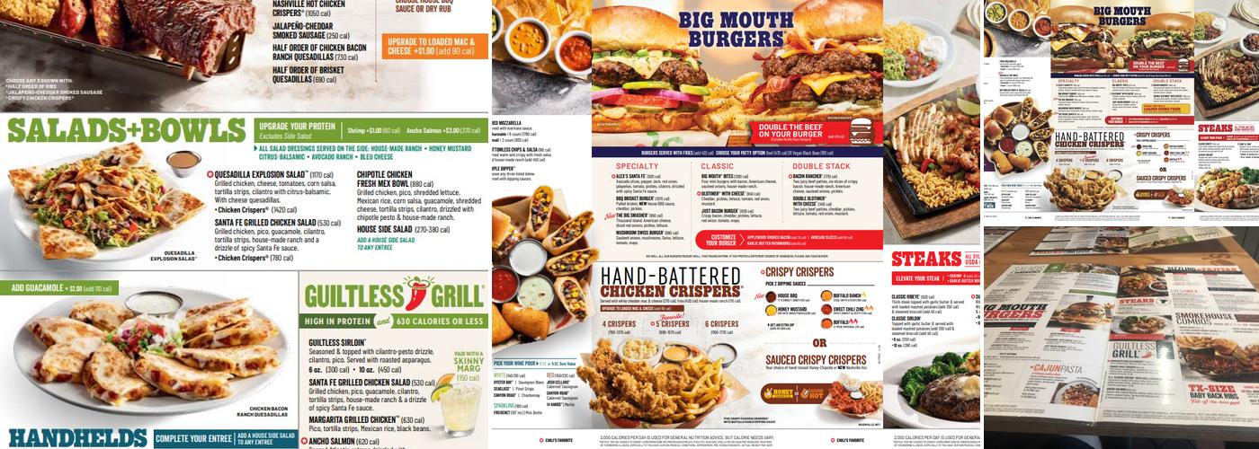 Chili's Grill & Bar Menu