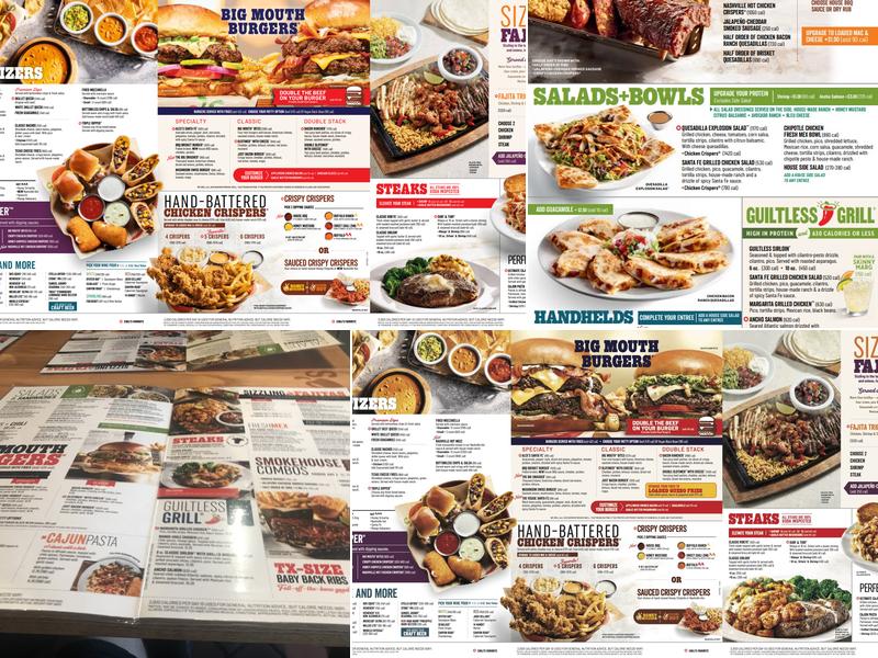 Chili's Grill & Bar Menu