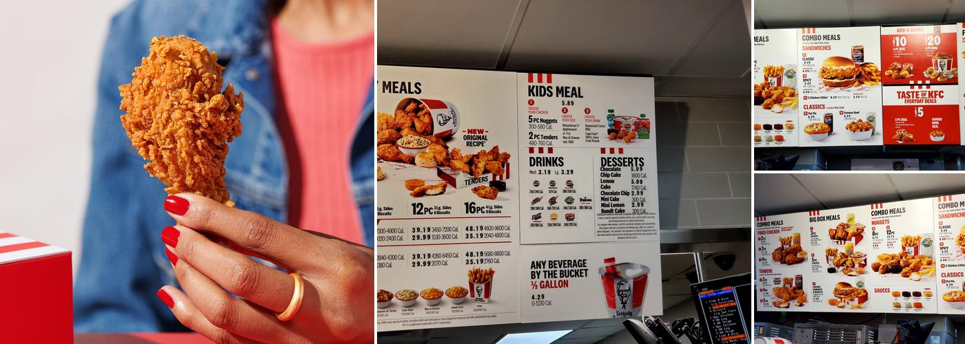 KFC Menu