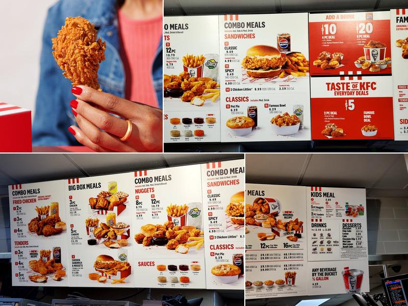KFC Menu