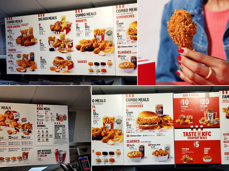 KFC Menu