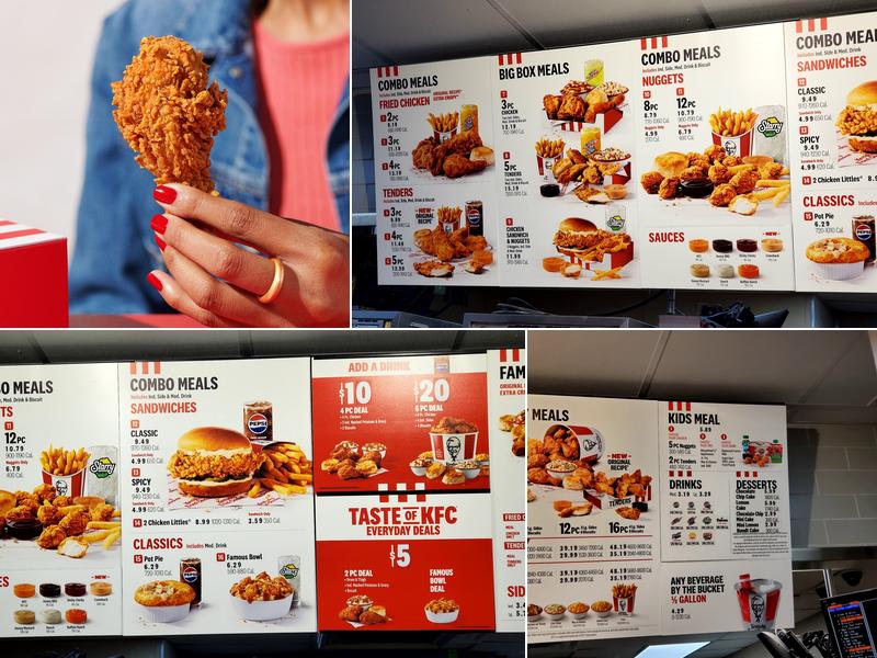 KFC Menu