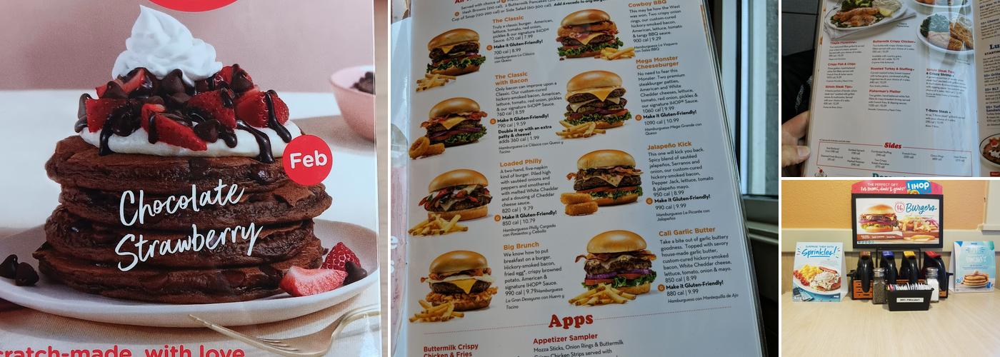 IHOP Menu