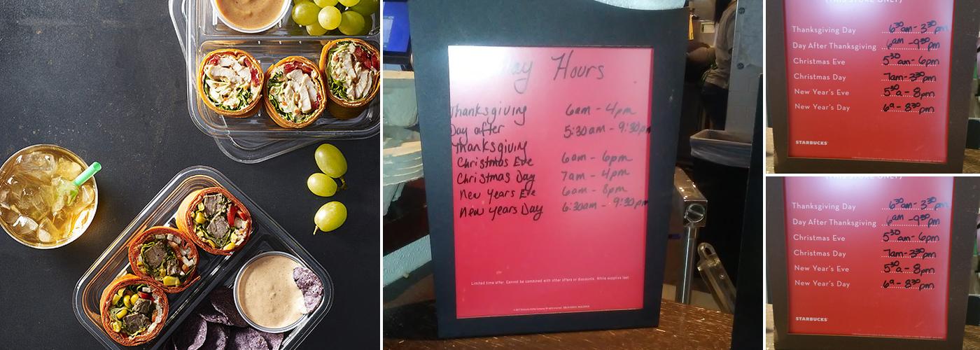 Starbucks Menu