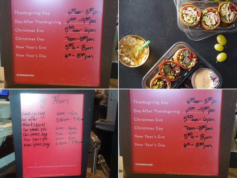 Starbucks Menu