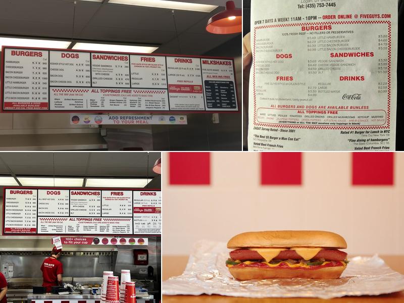 Five Guys Menu