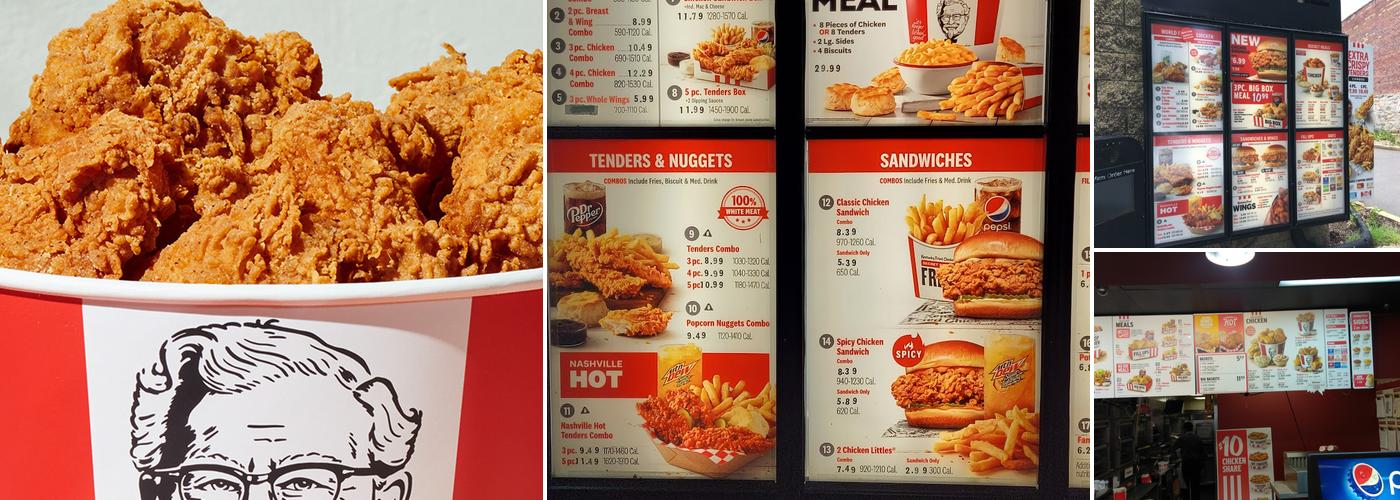 KFC Menu