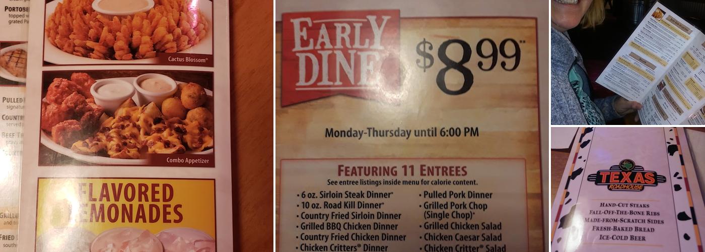 Texas Roadhouse Menu