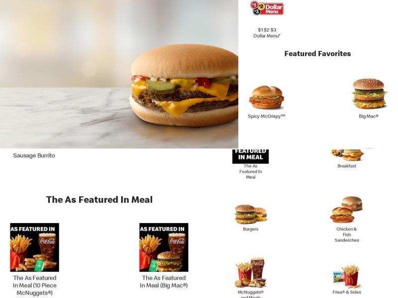McDonald's Menu