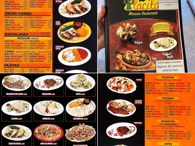 La Placita Mexicana 2 Menu