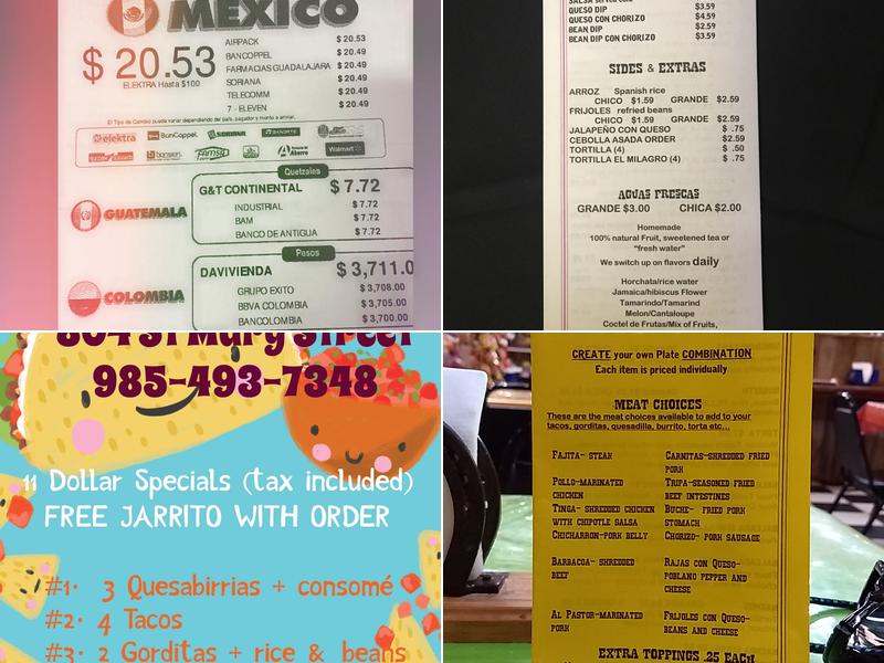 La Estrella Latin Market & Taqueria Menu