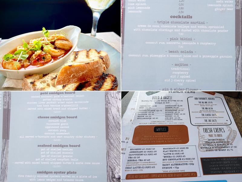 Beach Café Bar Menu