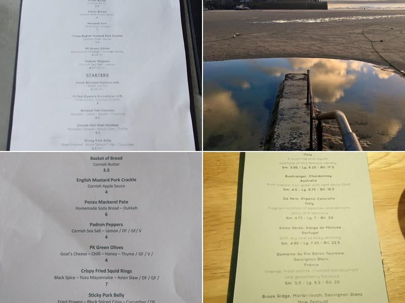 Porthminster Kitchen Menu
