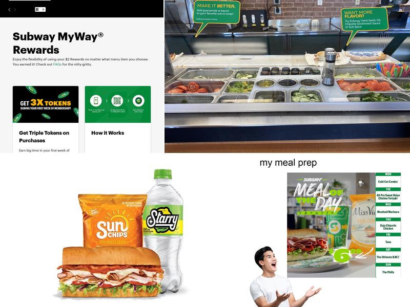 Subway Menu