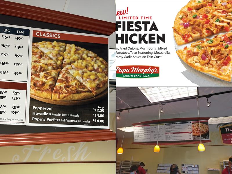 Papa Murphy's | Take 'N' Bake Pizza Menu