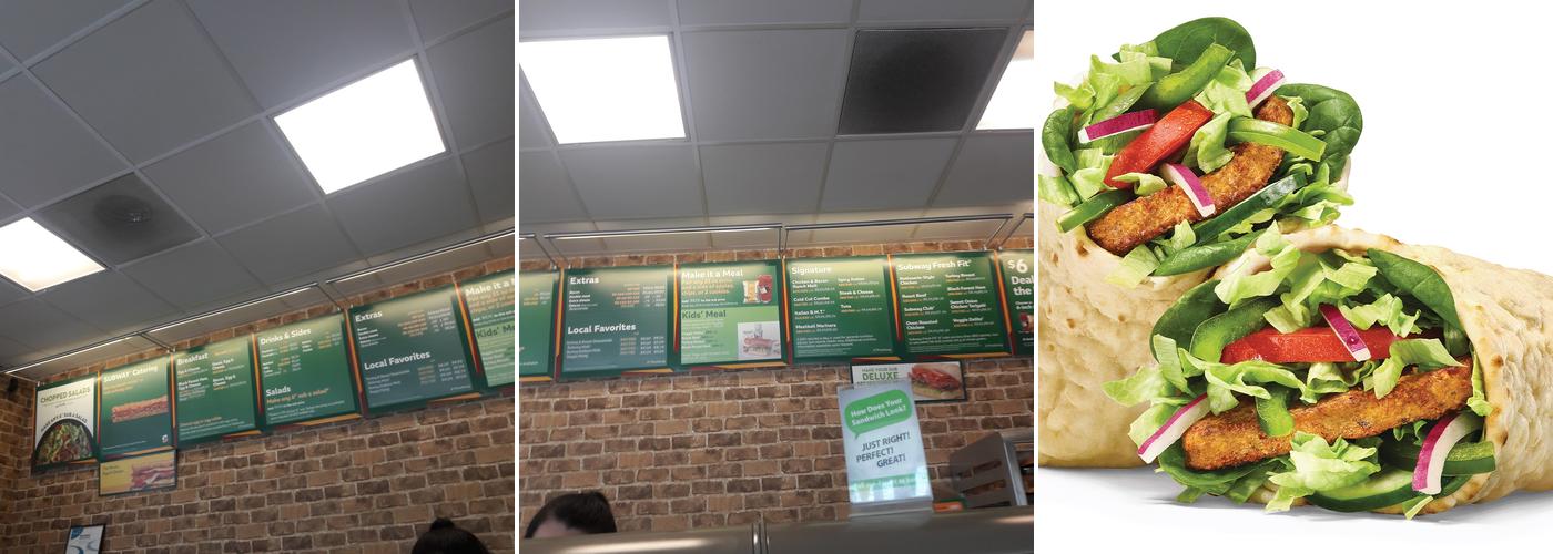 Subway Menu