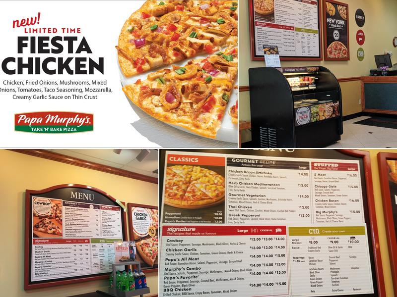Papa Murphy's | Take 'N' Bake Pizza Menu