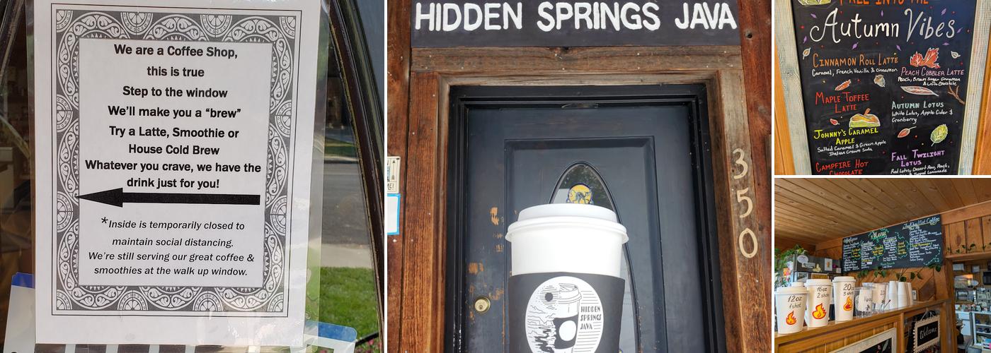 Hidden Springs Java Menu