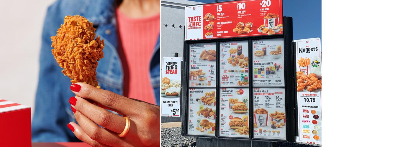KFC Menu