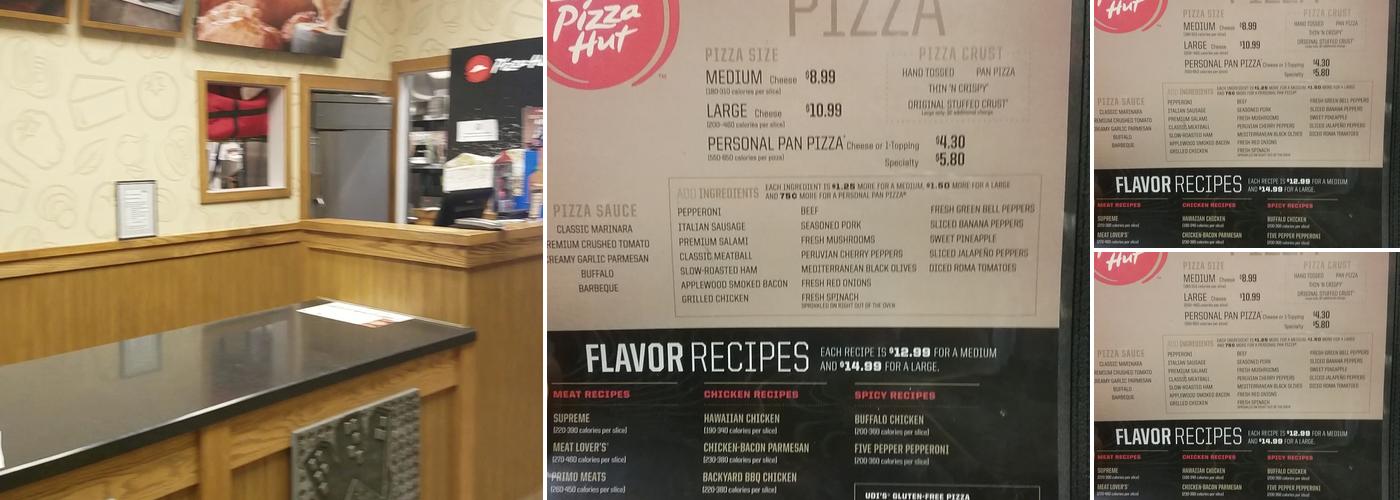Pizza Hut Menu