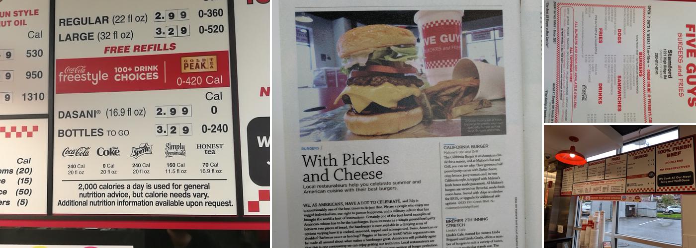Five Guys Menu