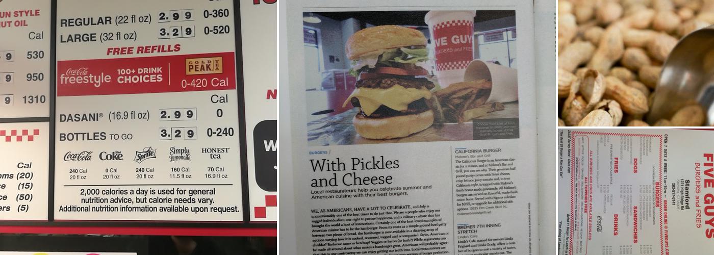 Five Guys Menu
