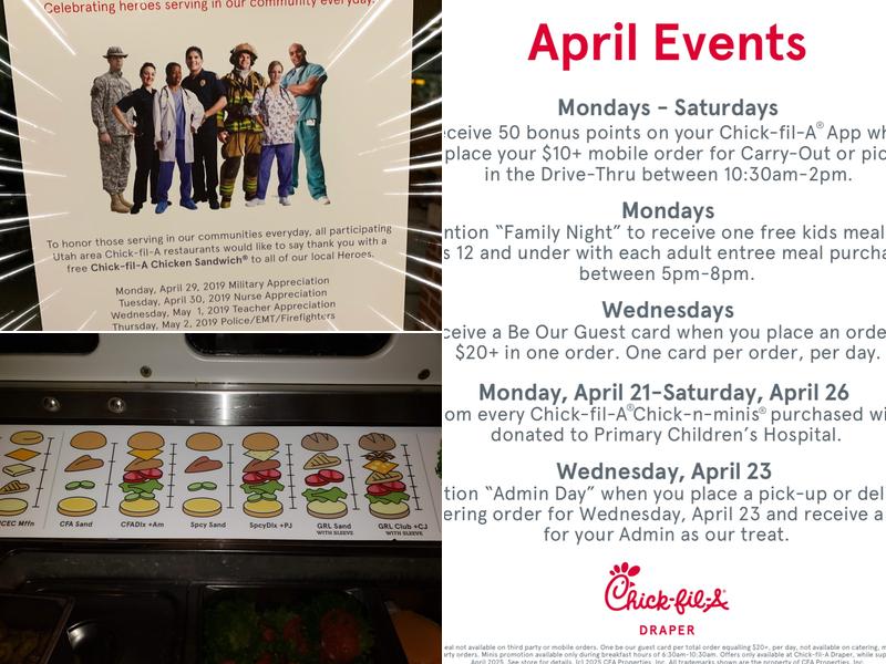 Chick-fil-A Menu