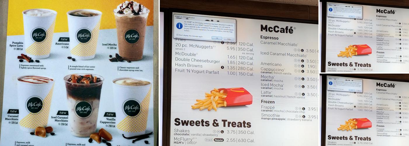McDonald's Menu