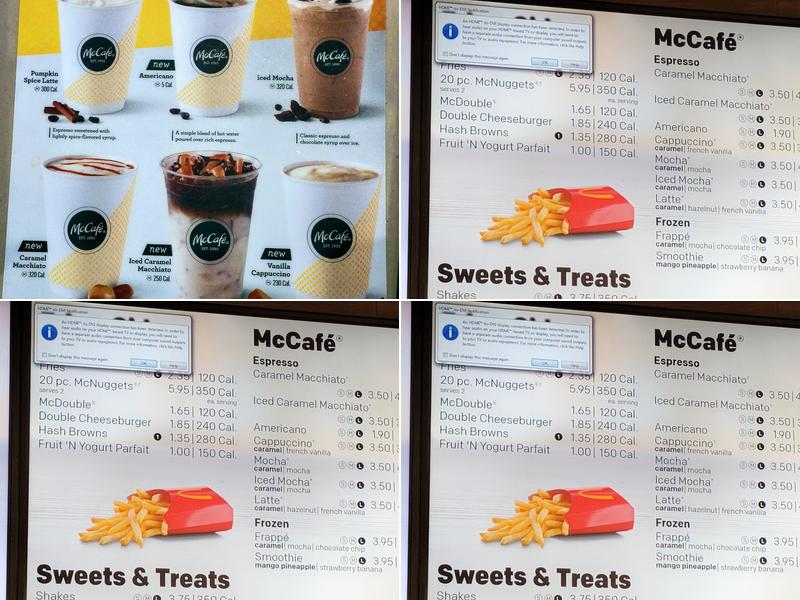 McDonald's Menu