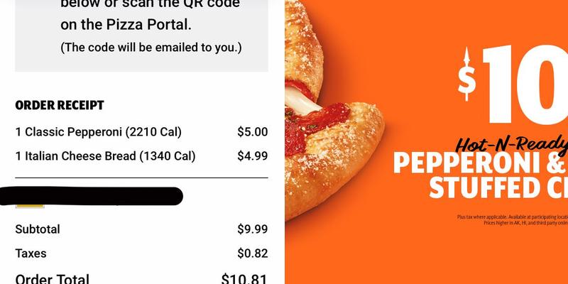 Little Caesars Pizza Menu