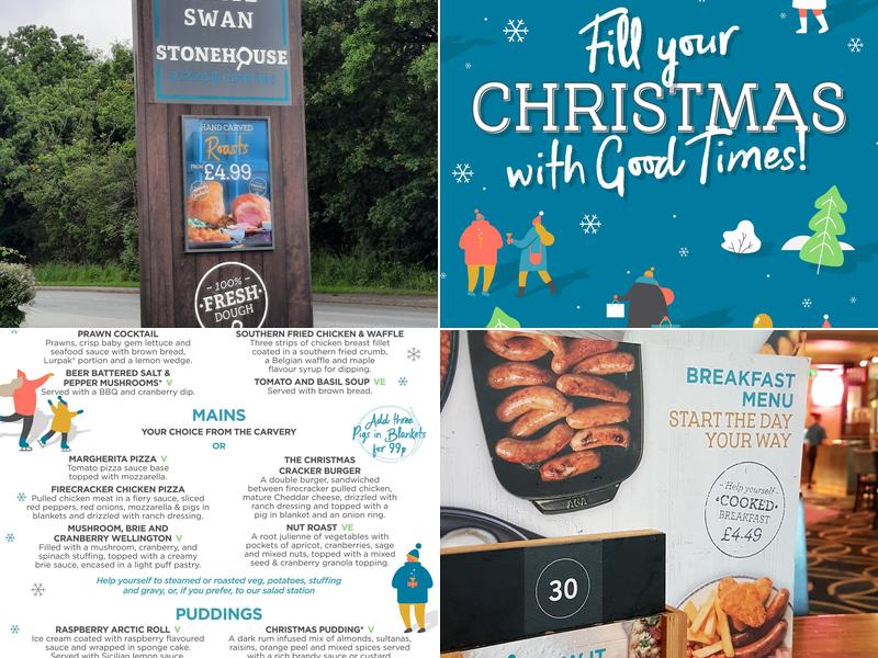 The White Swan Stonehouse Menu