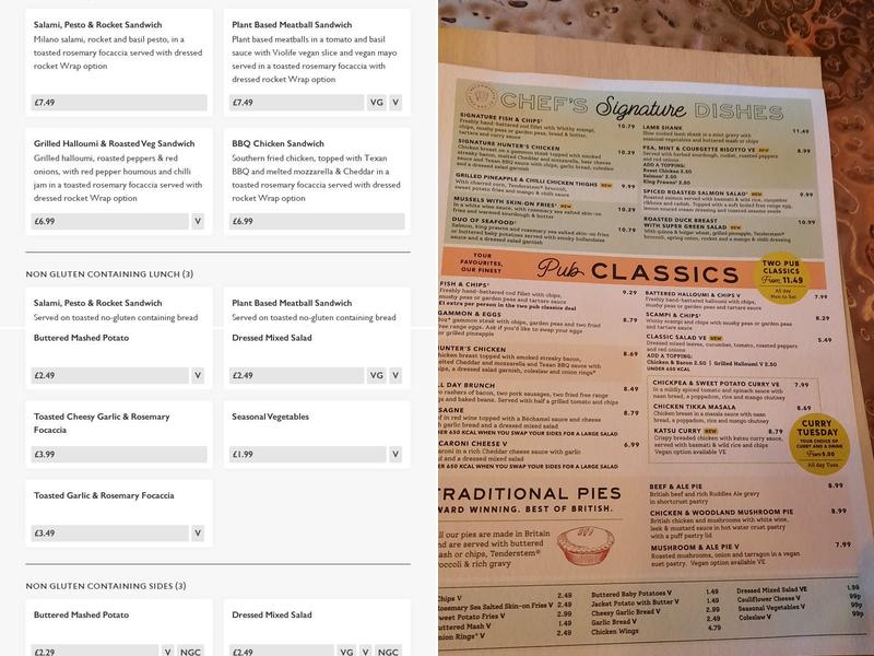 Jolly Farmer Menu