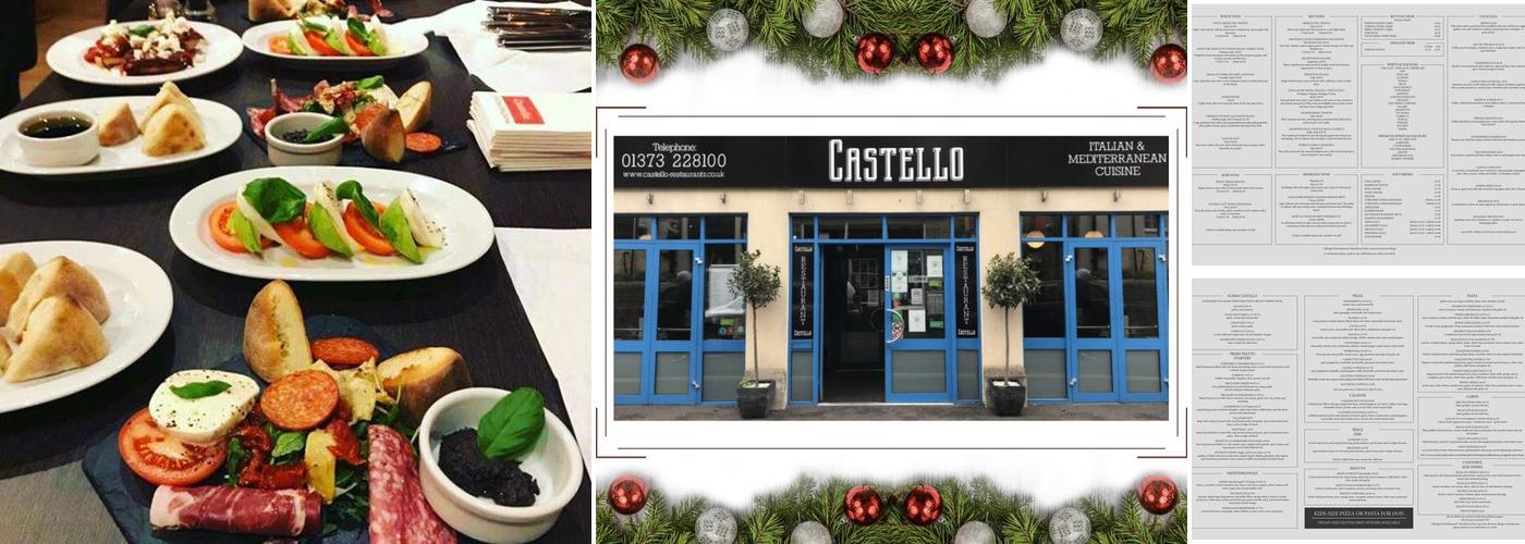 Castello Restaurant Menu