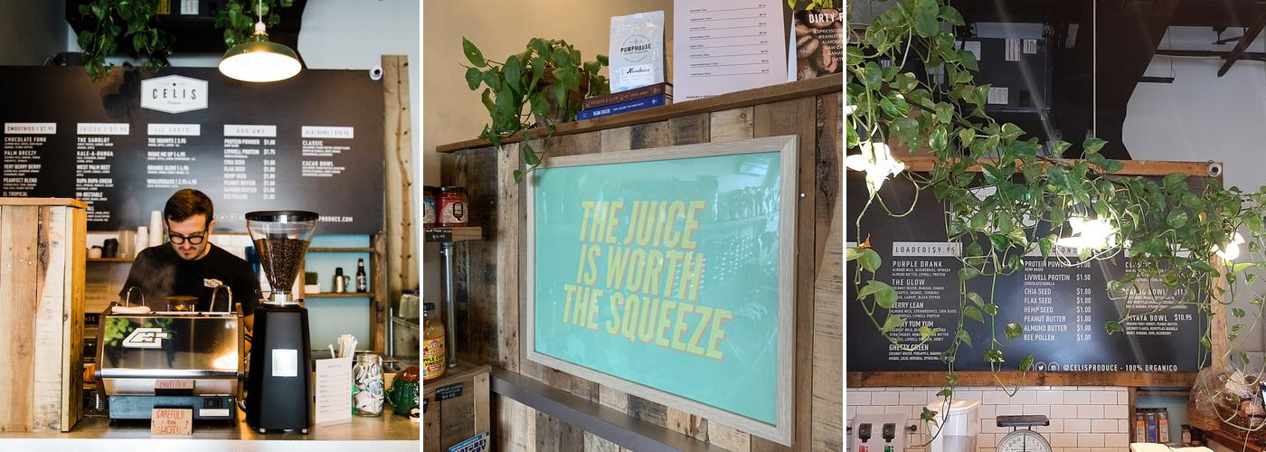 Celis Juice Bar - Dixie Menu