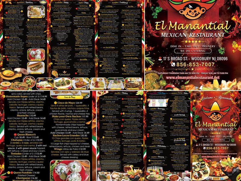 El Manantial Woodbury Menu