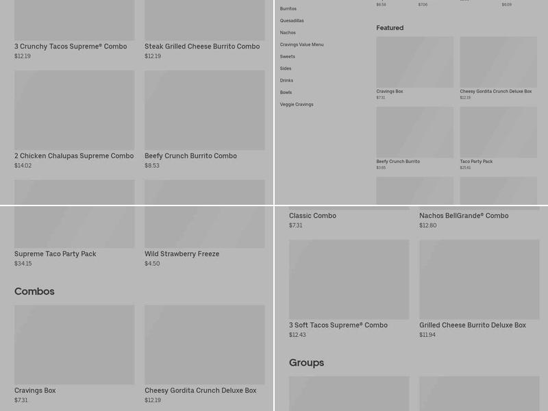 Taco Bell Menu
