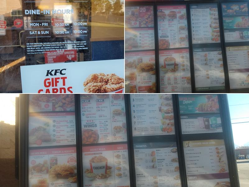 Taco Bell Menu