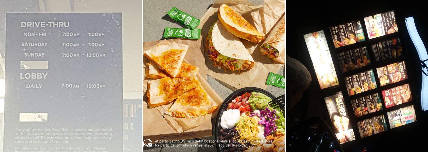 Taco Bell Menu