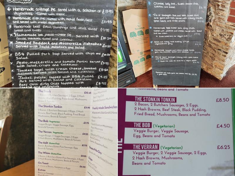 The Engine House At Compton Park Menu