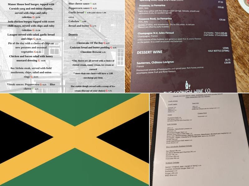 Manor House Inn Menu