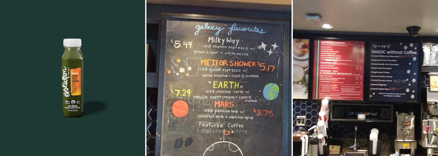 Starbucks Menu