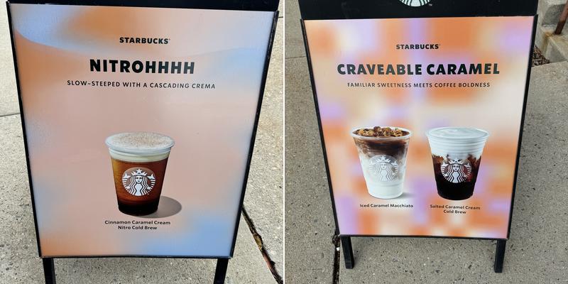 Starbucks Menu