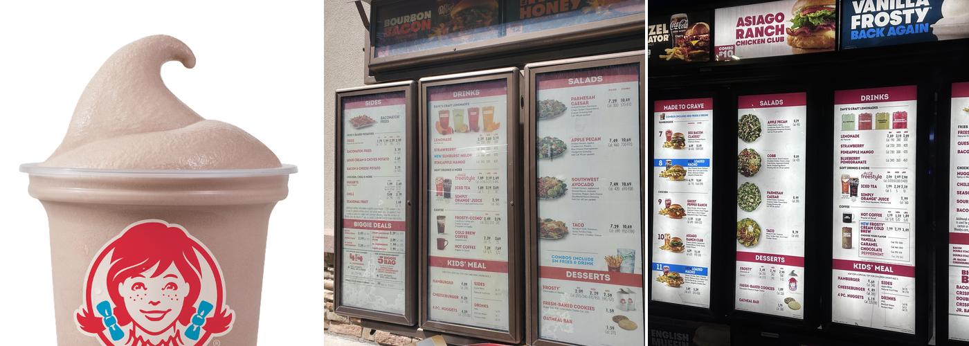 Wendy's Menu